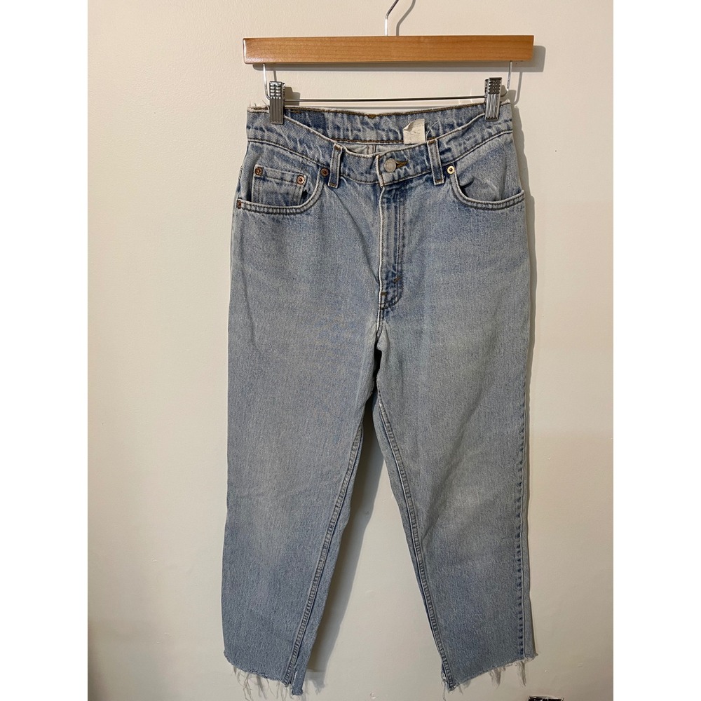Vintage Levis 550 Relaxed Fit Tapered Leg Jeans Light Wash Denim 8 Reg M Canada